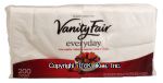 Vanity Fair everyday 2-ply white napkins Center Front Picture