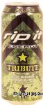 Rip It Tribute carbonated energy drink, active mandarin live wild lime Center Front Picture