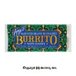 Amy's  burrito made with organic beans & rice, non-dairy Center Front Picture