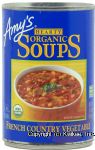 Amy's Hearty french country vegetable organic soup Center Front Picture