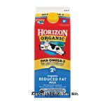 Horizon Organic Milk Reduced Fat DHA Omega-3 Center Front Picture