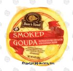 Boar's Head  smoked gouda and cheddar cheese block Center Front Picture