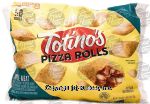 Totino's Pizza Rolls triple meat pizza roles, sausage, canadian style bacon, ground pork & pepperoni, frozen bag, 50-ct. Center Front Picture