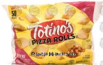 Totino's Pizza Rolls supreme pizza rolls. sausage & pepperoni seasoned pork, green peppers, chicken, frozen bag, 50 ct. Center Front Picture