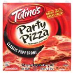 Totino's Party Pizza classic pepperoni crisp crust frozen pizza Center Front Picture