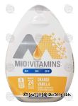 MiO Vitamins orange vanilla flavor liquid drink mix, 24-servings Center Front Picture