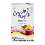 Crystal Light Soft Drink Mix On The Go Raspberry Lemonade Sugar Free 0.8 Oz Center Front Picture