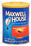 Maxwell House Breakfast Blend light roast ground coffee, makes up to 90 6-fl. oz. cups Center Front Picture