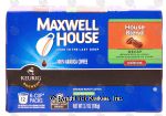 Keurig Maxwell House house blend, decaffeinated, medium roast coffee, 100% arabica, k-cup packs Center Front Picture