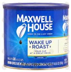 Maxwell House Wake Up Roast ground coffee, medium, makes up to 240- 6 fl oz cups Center Front Picture