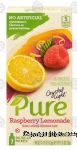 Crystal Light Pure raspberry lemonade powder drink mix, 7-packets Center Front Picture