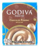 Godiva Belgium 1926 chocolate pudding instant mix Center Front Picture