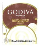 Godiva Belgium 1926 white chocolate vanilla bean instant pudding mix Center Front Picture