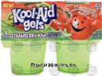 Kool-Aid Gels strawberry kiwi gel snacks, 4 pk. Center Front Picture