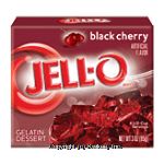 Jell-o Gelatin Dessert Black Cherry Center Front Picture