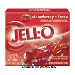 Jell-o Gelatin Dessert Strawberry Center Front Picture