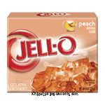 Jell-o Gelatin Dessert Peach Center Front Picture