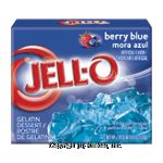 Jell-o Gelatin Dessert Berry Blue Center Front Picture