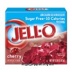 Jell-o Gelatin Dessert Sugar Free Cherry Low Calorie Center Front Picture