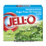 Jell-o Gelatin Dessert Sugar Free Lime Low Calorie Center Front Picture