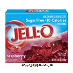 Jell-o Gelatin Dessert Sugar Free Raspberry Low Calorie Center Front Picture