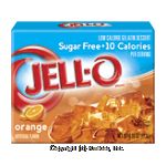 Jell-o Gelatin Dessert Sugar Free Orange Low Calorie Center Front Picture