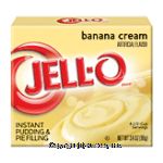 Jell-o Pudding & Pie Filling Instant Banana Cream Center Front Picture