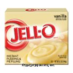 Jell-o Pudding & Pie Filling Instant Vanilla Center Front Picture