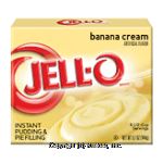 Jell-o Pudding & Pie Filling Instant Banana Cream Center Front Picture