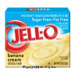 Jell-o Pudding & Pie Filling Instant Banana Cream Sugar Free & Fat Free Center Front Picture