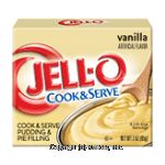 Jell-o Pudding & Pie Filling Vanilla Cook & Serve Center Front Picture