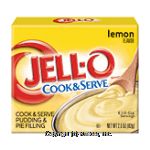 Jell-o Pudding & Pie Filling Lemon Cook & Serve Center Front Picture