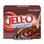 Jell-o Pudding & Pie Filling Chocolate Cook & Serve Center Front Picture