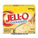 Jell-o Pudding & Pie Filling Lemon Cook & Serve Center Front Picture