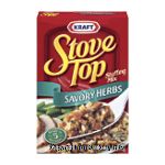 Stove Top  savory herbs stuffing mix Center Front Picture