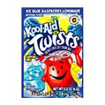 Kool-Aid Soft Drink Mix Twists Ice Blue Raspberry Lemonade  Unsweetened Center Front Picture