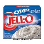 Jell-o Pudding & Pie Filling Instant Oreo Cookies 'n Cream w/Cookie Pieces Center Front Picture