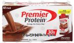 Premier Protein  chocolate flavor high protein shake, ready-to-drink, 11-fl. oz., resealable drink box Center Front Picture