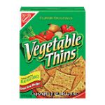 Nabisco Vegetable Thins baked snack crackers Center Front Picture