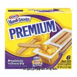 Nabisco Handi-snacks premium breadsticks 'n cheez, 6 single serve snack packs Center Front Picture