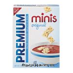 Nabisco Crackers Minis Original Saltine Center Front Picture