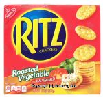 Nabisco Ritz roasted vegetable flavored crackers made with real vegetables Center Front Picture