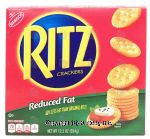 Nabisco Ritz reduced fat snack crackers Center Front Picture