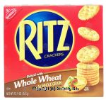 Nabisco Ritz crackers baked with whole wheat Center Front Picture