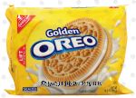 Nabisco Oreo golden sandwich cookies Center Front Picture