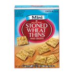 Red Oval Farms Stoned Wheat Thins mini snack crackers, imported Center Front Picture