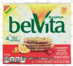 Nabisco Belvita breakfast biscuits, cranberry orange, 5 packs Center Front Picture