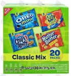 Nabisco Classic Mix 5-oreo mini, 5-ritz bits, 5-mini chips ahoy, 5-nutter butter bites Center Front Picture