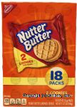 Nabisco Nutter Butter peanut butter sandwich cookies, 18 packs Center Front Picture