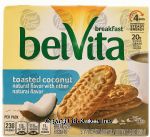 bel Vita  toasted cocunut breakfast biscuits, 5 pk, box Center Front Picture